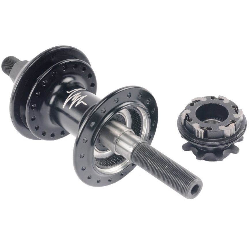 United Audio Cassette Hub With Guards Male Axle LHD