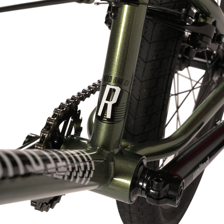United Recruit 20.25" Army Green BMX Bike