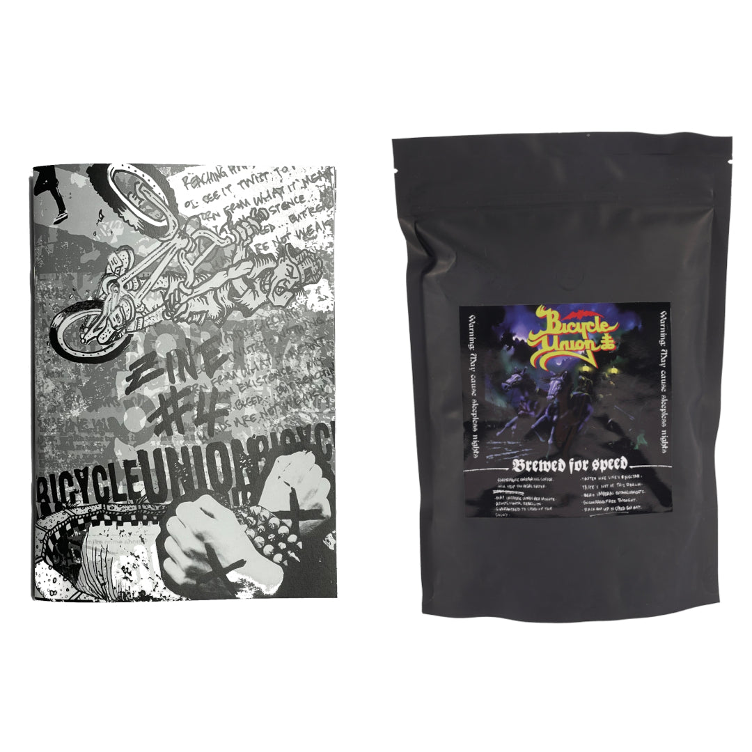 Bicycle Union Zine Issue 4 and Coffee Bundle (Ground)