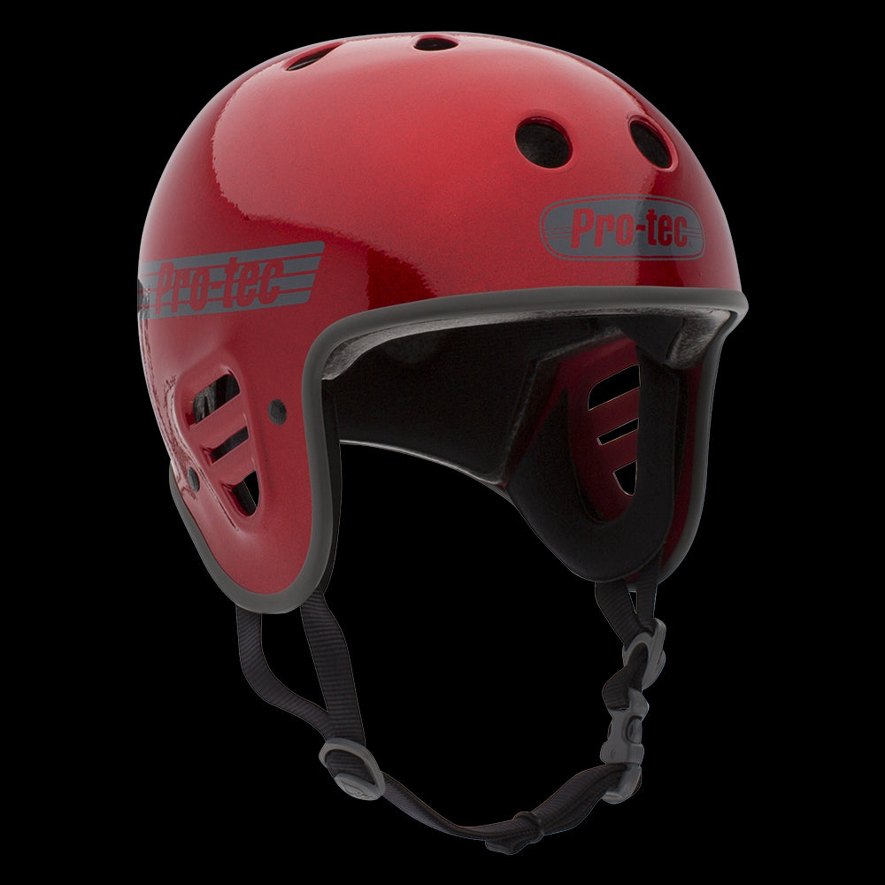 Pro-Tec Full Cut Certified Helmet Red Metal Flake XL