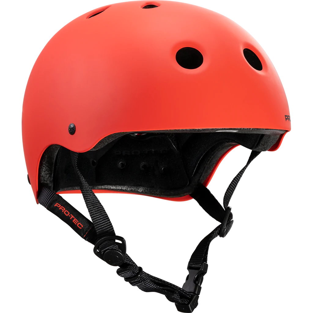 Pro Tec Classic Certified Helmet Matte Bright Red United Bike Co