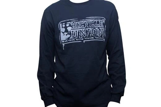 Union Map Longsleeve T-Shirt Black