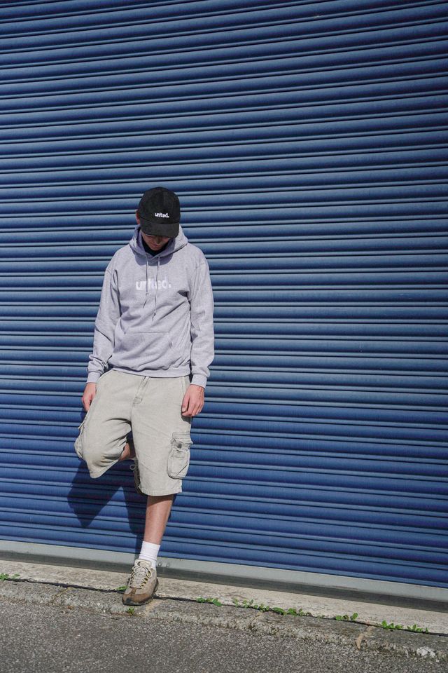 United Coastin Hooded Sweat Sport Grey