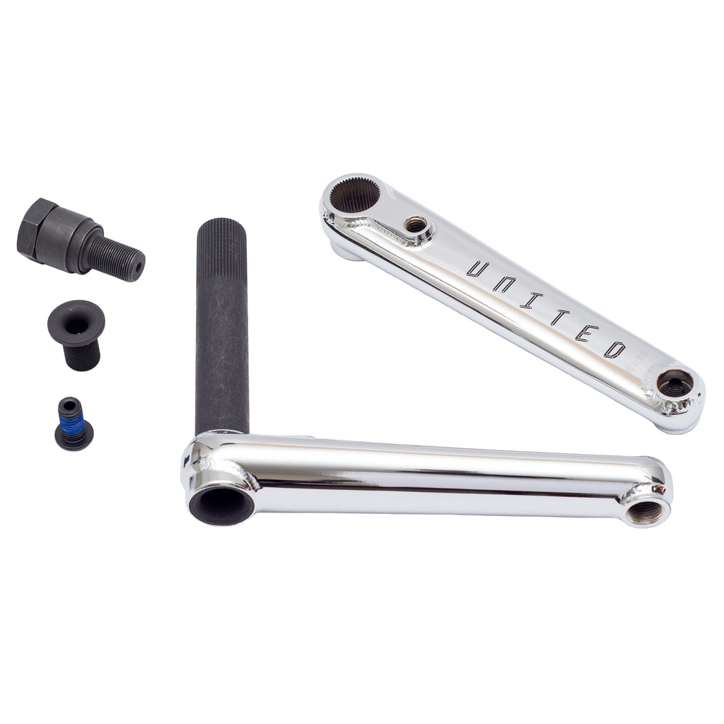 Chrome bmx cranks discount