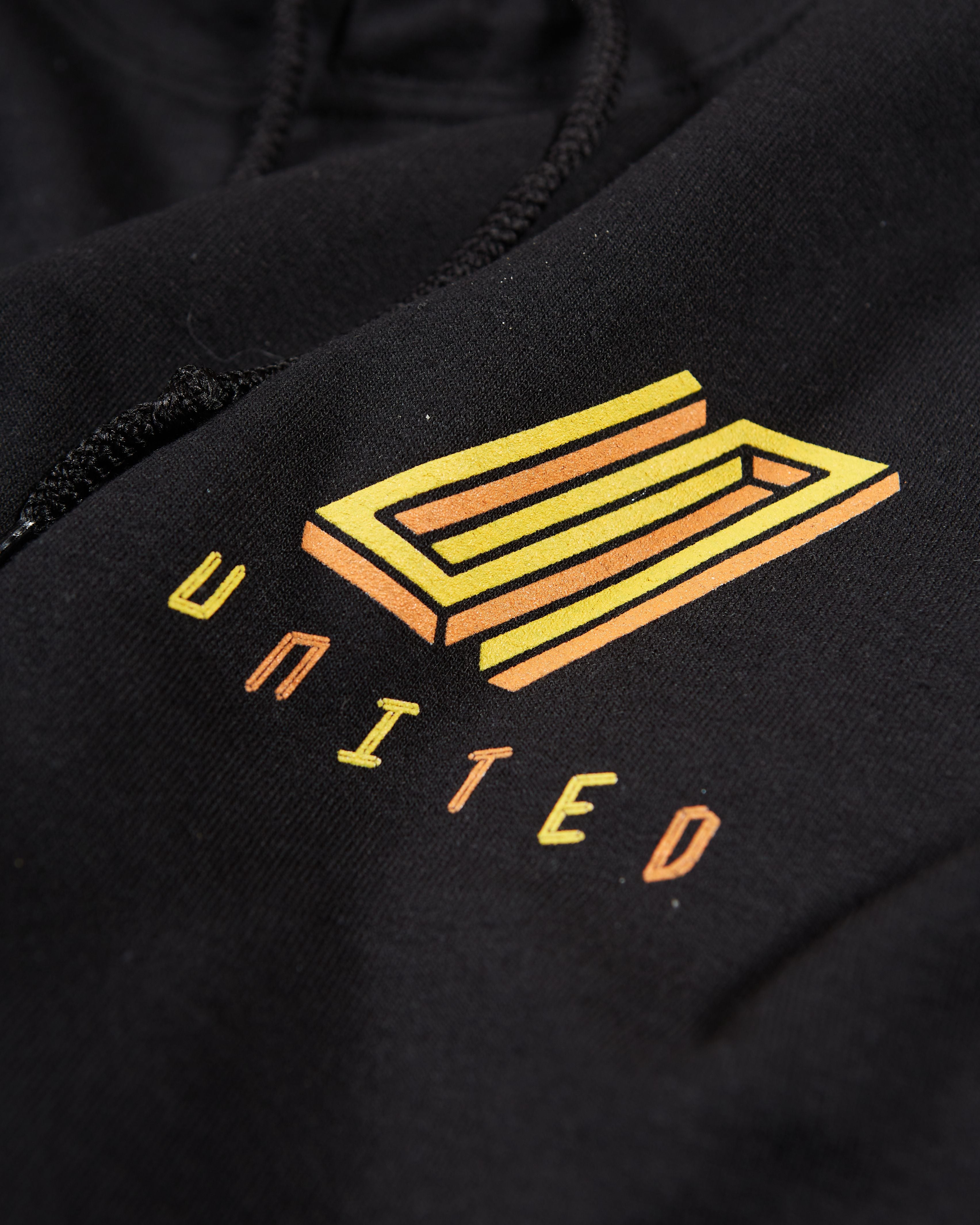 Black and 2025 orange adidas hoodie